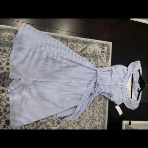 NWT Striped off the shoulder dress